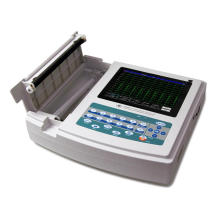 Machina ECG de pantalla grande de 8 &quot;CONTEC DE 12 canales Contec 1200G Electrocardiógrafo-Telemedicina ECG Machine 12 canal